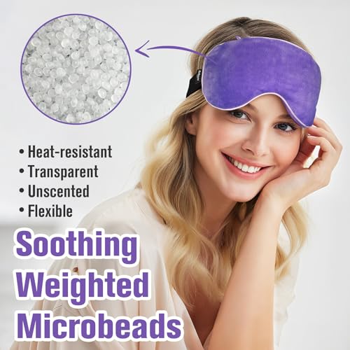 BeHoomi Weighted Eye Mask - Hot & Cold Compress