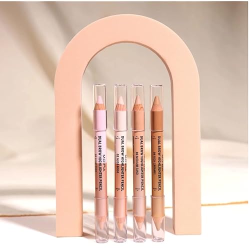 Moira Dual Brow Highlighter Pencil (001, Light Pink)