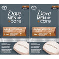 DOVE MEN + CARE Hidratante Coco + C?tricos Hand & Body Face-+ Shave Bar for Hydrated Skin 3.75 oz,(Pack of 12)