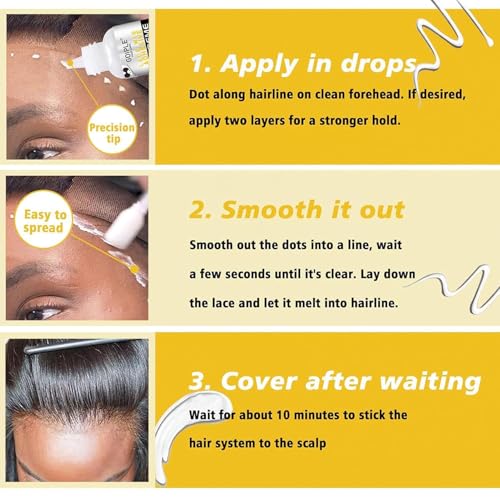 2 OZ Waterproof Lace Front Wig Glue - 30 Day Hold