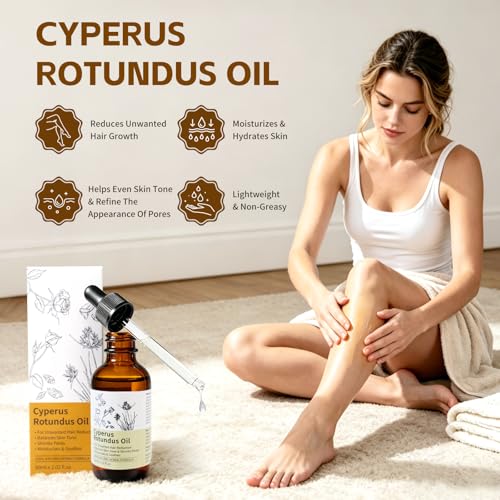 Cyperus Rotundus Oil for Hair Removal & Skin Care