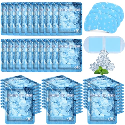 Newcotte 36 Pack Cooling Eye Masks - Hydrogel Patches for Puffy Eyes