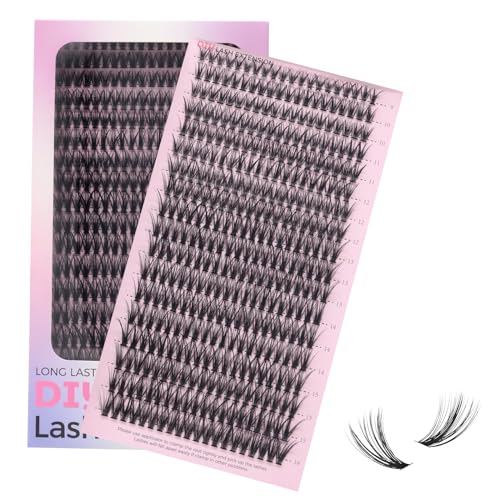 360 Pcs Lash Clusters C Curl 0.07D 9-16mm Mix Eyelash Extensions