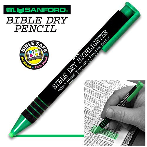 G.T. Luscombe 99026X Green Highlighter with Chisel Tip