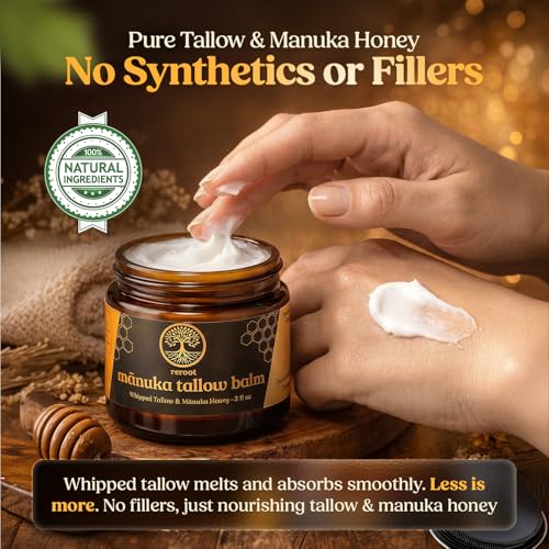 Manuka Honey & Grass-Fed Tallow Face Balm - 2oz