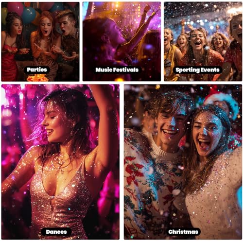 Body Glitter Spray - Holographic Gold Shimmer for Hair & Skin