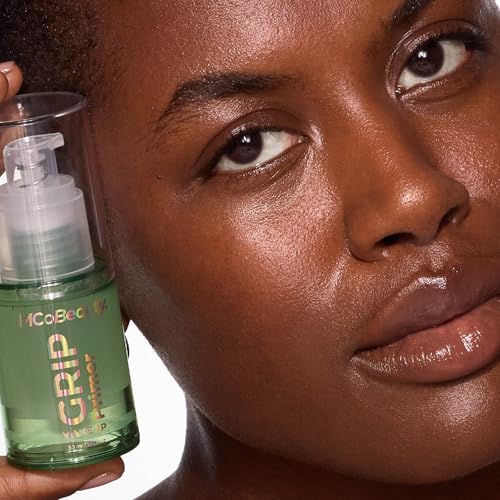 MCoBeauty - Grip Primer - Grippy Hold Lightweight Makeup Primer - Hydrating Gel Base Face Primer with Moisturizing Ingredients - Aloe Vera, Niacinamide & Vitamin E - Preps Skin for Long-Lasting Makeup