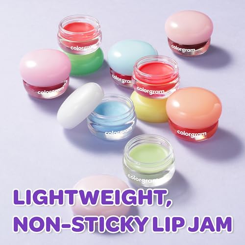 COLORGRAM Tintin Dory Lip Jam 08 Plum - Hydrating Plump Gloss
