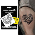 INKARTLINK Semi-Permanent Tattoo Stickers - Rose Duo Design