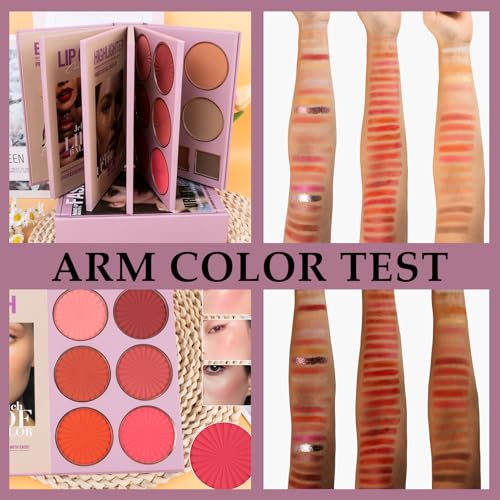 RoseFlower 24 Color Eyeshadow Palette Makeup Set