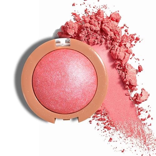 Shimmer Blush Powder - Cool Pink | Lightweight Blendable