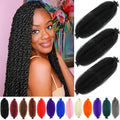 Afro Twist Hair 24 Inch Pre-Fluffed Spring Twist Hair Extensions 3 Pack