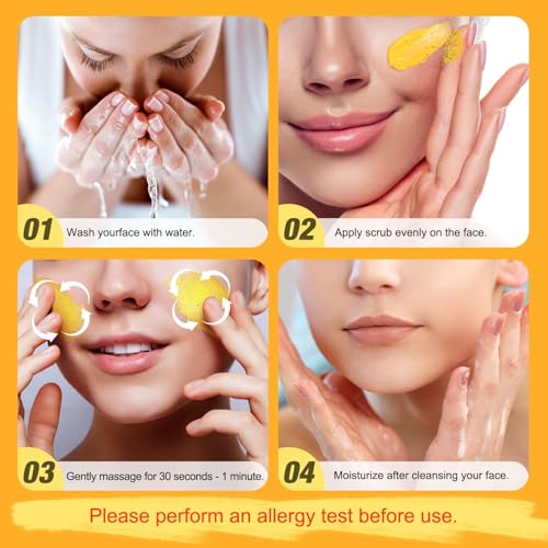 Vitamin C & Turmeric Face Scrub - Organic Exfoliator 130g