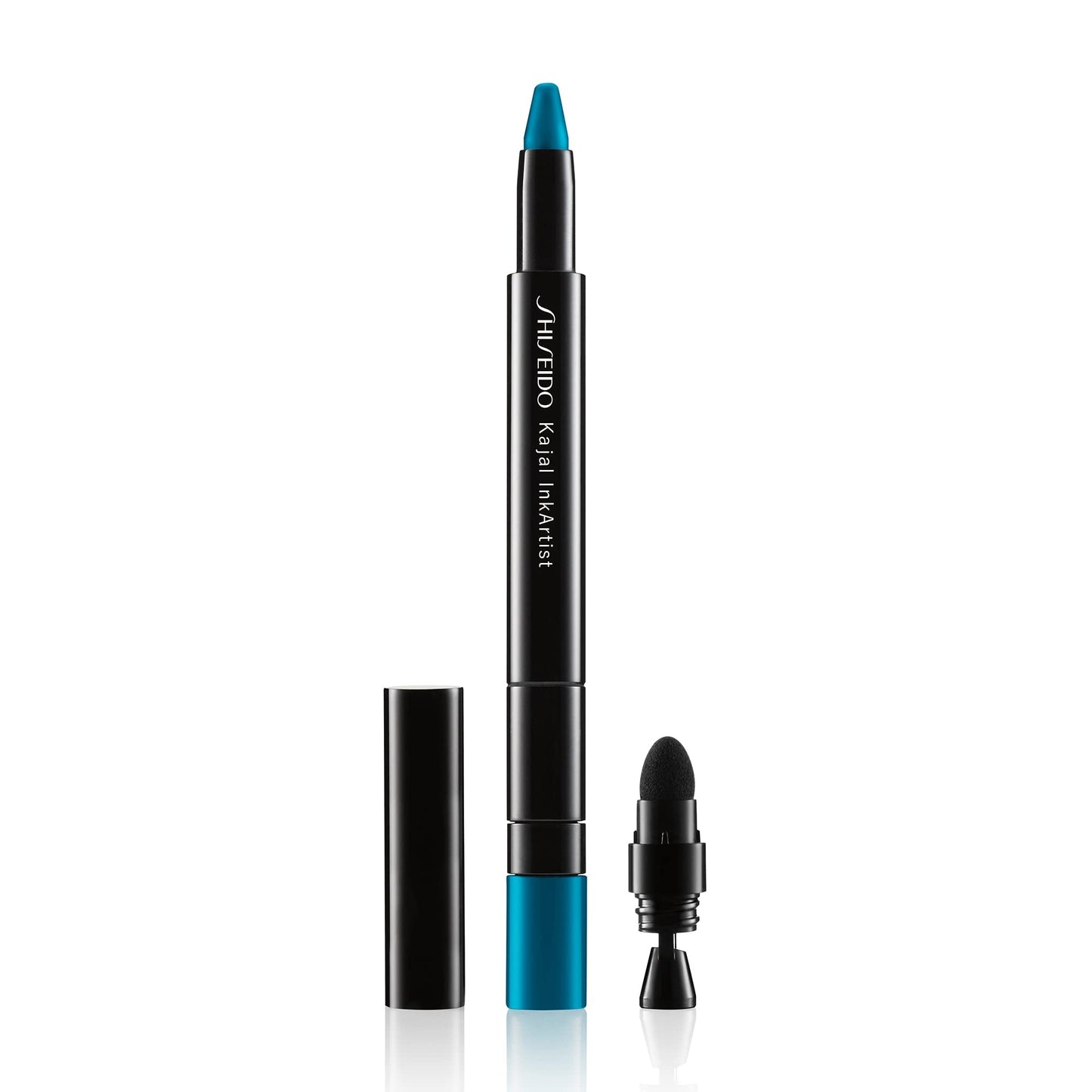 Shiseido Kajal InkArtist, Sumi Sky 07-4-in-1 Liner, Kajal, Eyeshadow & Brow Color - Smudge Resistant, Crease Proof & Waterproof - Includes Detachable Sharpener & Built-In Sponge