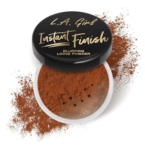 L.A. Girl Instant Finish Blurring Loose Powder (Boxed), Deep GLP733
