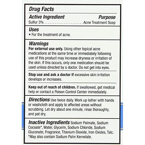 Grandpa's SOAP,THYLOX Acne TRTMNT, 3.25 OZ, 6 Pack