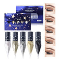 Go Ho Glitter Liquid Eyeliner Set - 5 Colors Waterproof