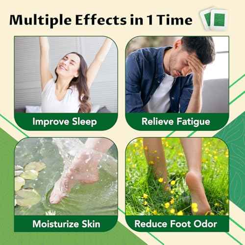 Natural Foot Care Pads, Premium Herbal Ingredients Patches for Deep Cleansing, 30 Pcs for Refresh, Energize & Moisturize - 15 Bags