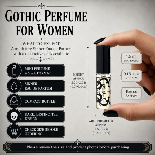 Kat Von D Sinner Mini Edp Perfume for Women 0.15oz - Sultry, Bold Fragrance