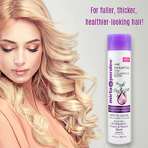 Mirta de Perales Collagen Biotin Shampoo Conditioner Repair Mist Set