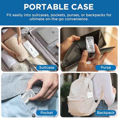 140 Count Braces Flossers with 10 Travel Cases, Orthodontic Flossers for Braces - Ortho Dental Floss Picks, 14 Count (Pack of 10)