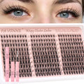 Cluster Lashes Kit 300PCS Wispy C Curl 10-16mm DIY
