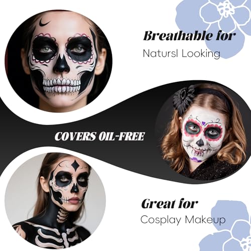 Black Face Paint Cream - Water Based Halloween Makeup