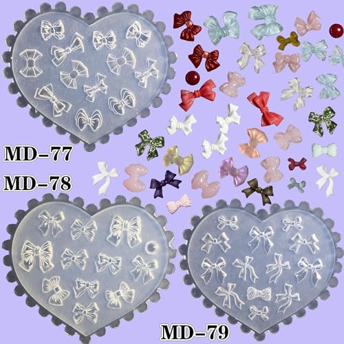 Silicone Nail Art Mold 3D Pattern Design for DIY False Nails & Decorations