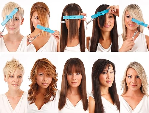 CreaClip Bangs Hair Cutting Tool - DIY Trim Guide