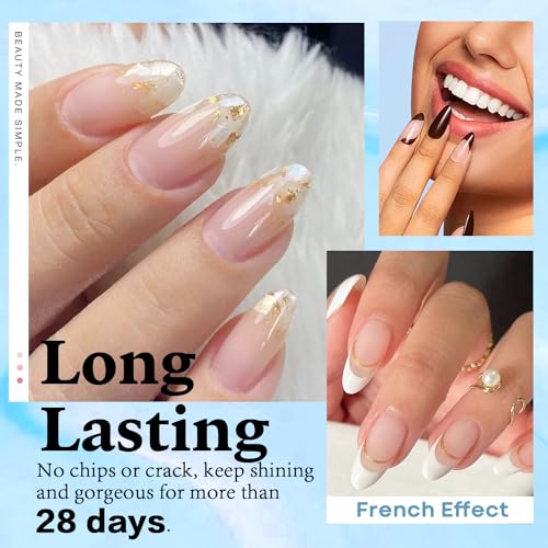 AZUREBEAUTY Crystal Clear Dip Powder for DIY French Nails - 1 oz / 28g