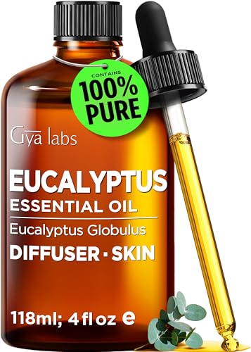 Pure Eucalyptus Essential Oil 4 Fl Oz - Aromatherapy & Diffuser