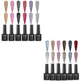 MIZHSE Diamond Gel Nail Polish, Reflective Colorful Glitter Gel Polish Set Reflective Diamond Gel Nail Polish, Sliver Glitter Gel Polish Set