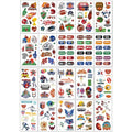 Football Temporary Tattoos American Football Face Stickers Party Favor Fake Decoration Gift 20 Sheets 176 Patterns