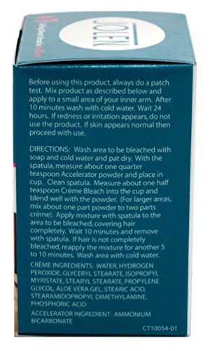Sensitive Skin Hair Lightening Bleach with Aloe Vera - Pack of 6