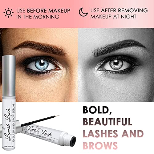 Lavish Lash Eyelash & Brow Growth Serum – 90 Day Supply