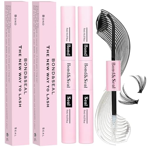 Lash Bond and Seal Kit - Waterproof Cluster Lash Glue 72h Hold