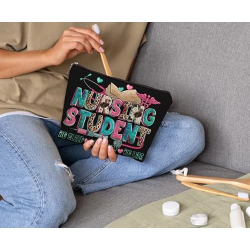 Nursing Student Makeup Bag, Nursing Student Gifts, Nursing Student Essentials, Future Nurse Gifts, Nurse Appreciation Gifts, Nurse Accessories, Nurse Graduation Gifts Cosmetic Bag Makeup Pouch