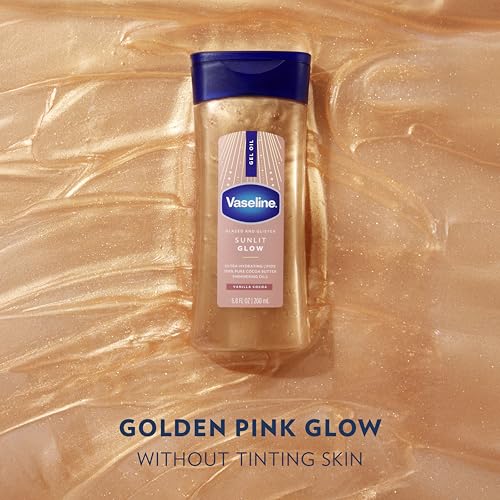 Vaseline Glazed & Glisten Shimmer Body Oil - 6.8 oz