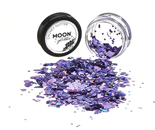 Moon Glitter Holographic Chunky Glitter Purple 0.10oz