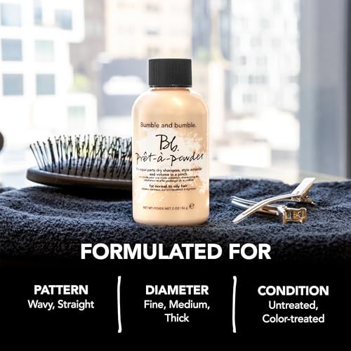 Bumble and bumble. Pr?t-?-powder Dry Shampoo Powder | Adds Volume, Texture + Absorbs Oil | Non-Aerosol | Wavy + Straight