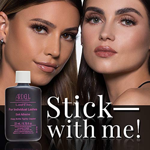 Ardell LashTite Dark Lash Adhesive 0.75 fl oz for Individual Falsies