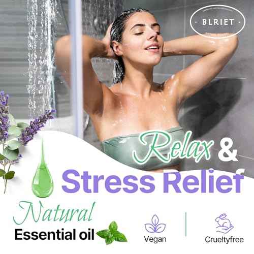 Shower Steamers Aromatherapy BLRIET 8 Pack Gifts for Women Stocking Stuffers Birthday Christmas White Elephant Gifts for Adults Her Mom Him Home Spa Gym Natural Essential Oil Travel Essentials