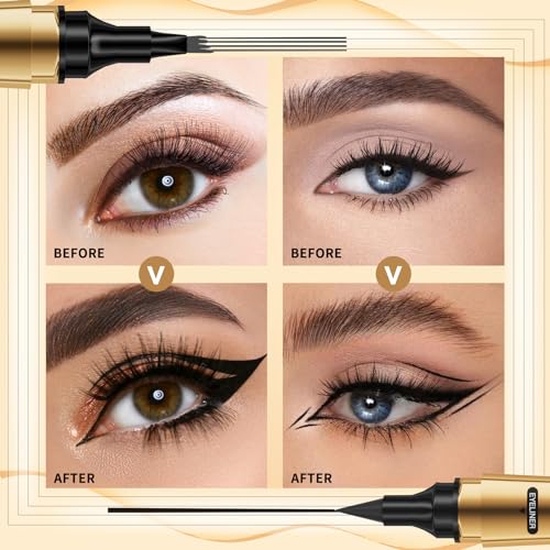 3-in-1 Eyebrow & Eyeliner Pen - Waterproof, Long-Lasting