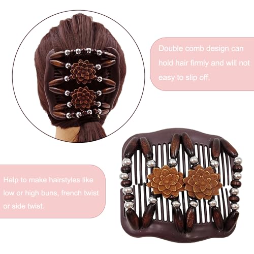 5-Piece Stretchy Magic Hair Combs Set for Women
