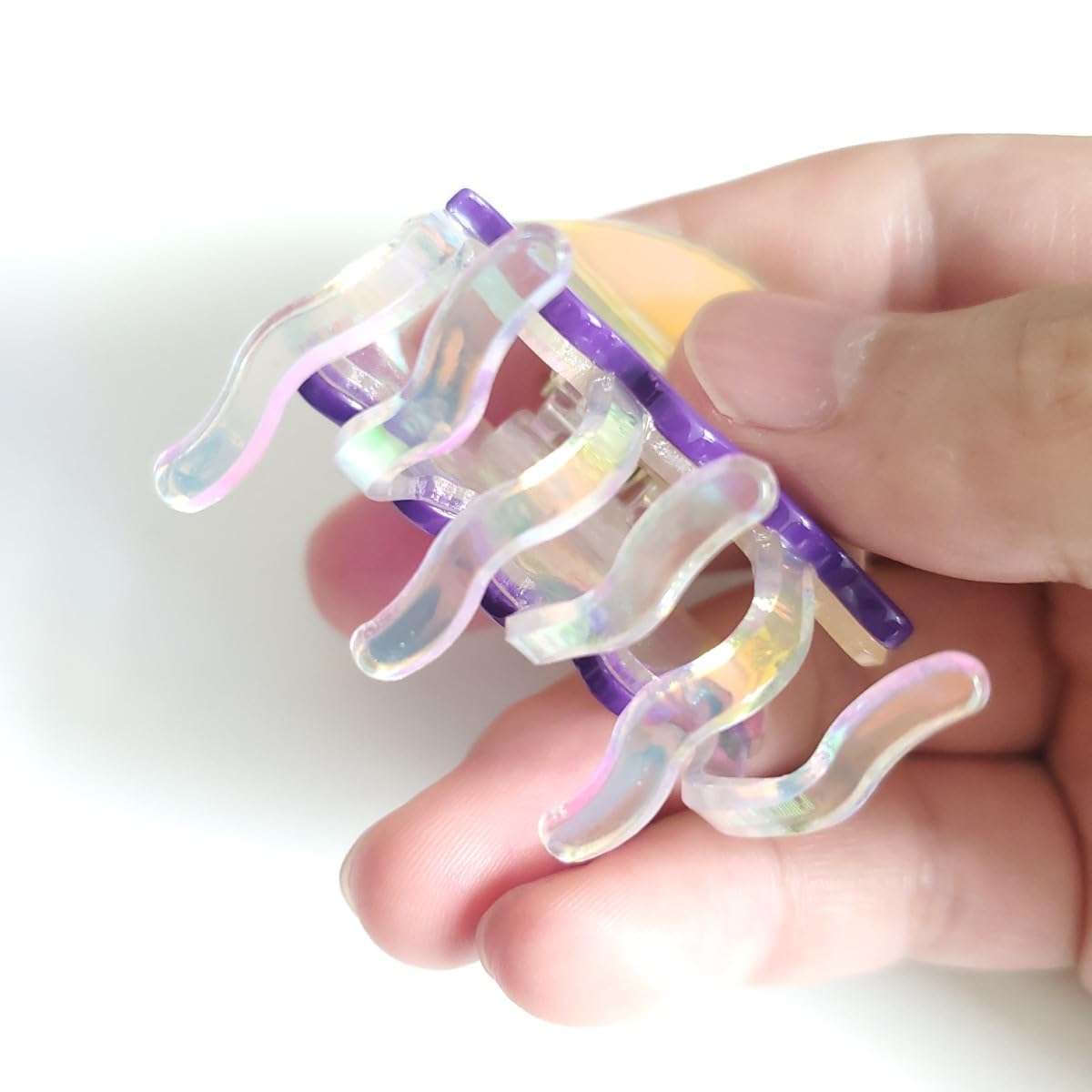 Jellyfish Hair Clip,Cellulose Acetate Hair Clips,Small Claw Clips for Women,Hair Accessories