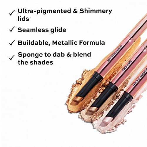 Makeup Revolution Lustre Wand Eyeshadow Stick Fancy Champagne