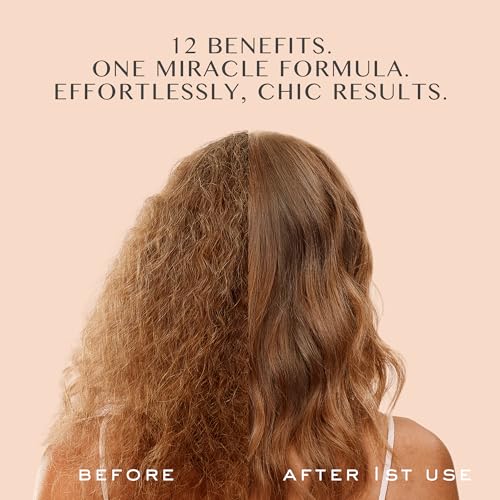 Kristin Ess 12-in-1 Leave-In Conditioner & Heat Protectant Spray ? Heat Protection 450¡ÆF, Anti-Frizz Detangler, Color Safe Heat Protectant for Blow Dry & Flat Iron, Dry Damaged Hair Repair