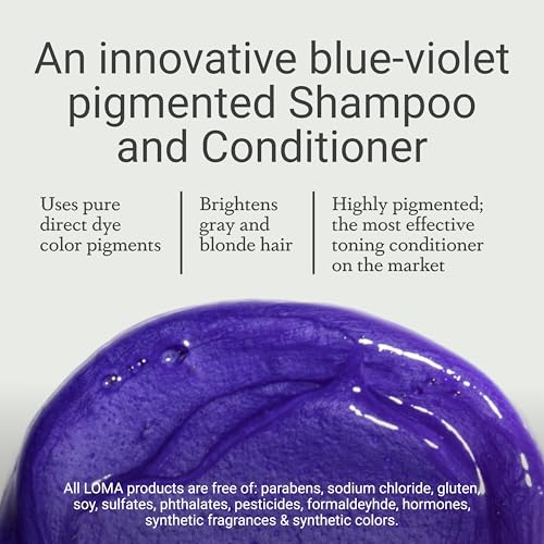 Loma Violet Duo Shampoo & Conditioner for Grey & Blonde Toning