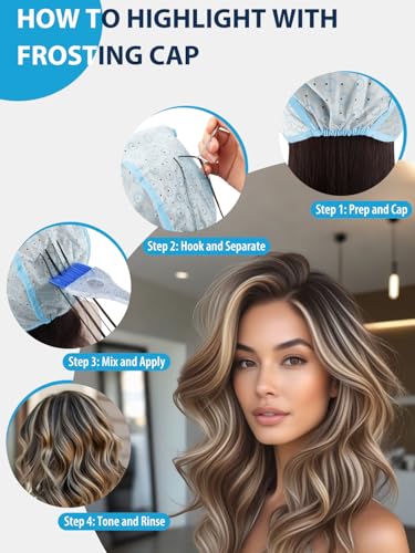 Hair Bleach Highlighting Kit – 19 Piece Salon Tools