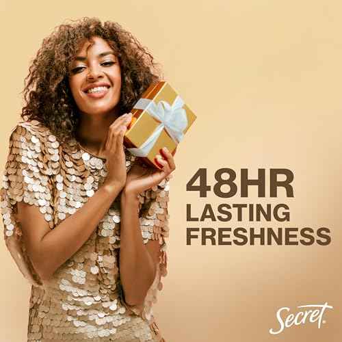 Secret Aluminum Free Deodorant for Women, 48hr Odor Protection with Pro-Hyaluronic Acid, PH Balancing Minerals, Holiday Dry Solid, Spoonful of Sugar with Glazed Cr?me & Vanilla Custard Scent, 2.4 oz